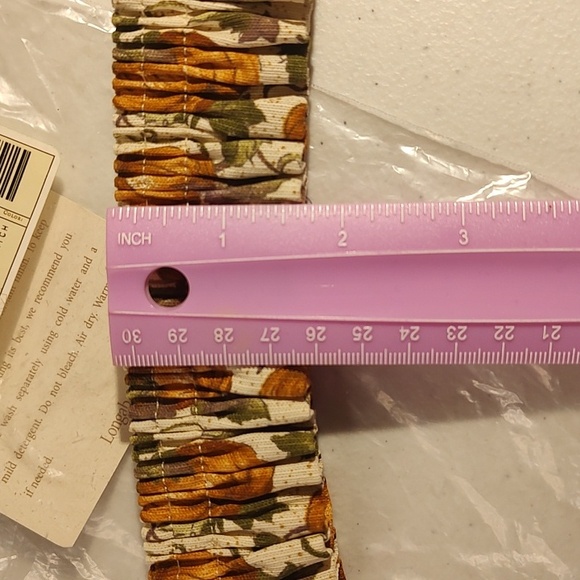 Longaberger Pumpkin Patch Fabric Garter New In Package - Picture 6 of 6